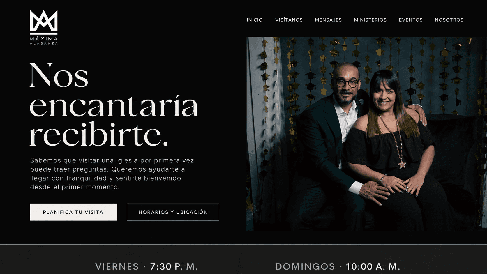 Máxima Alabanza — Website · Community